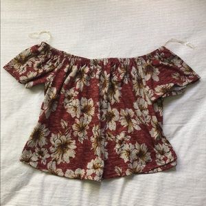 Off the shoulder shirt